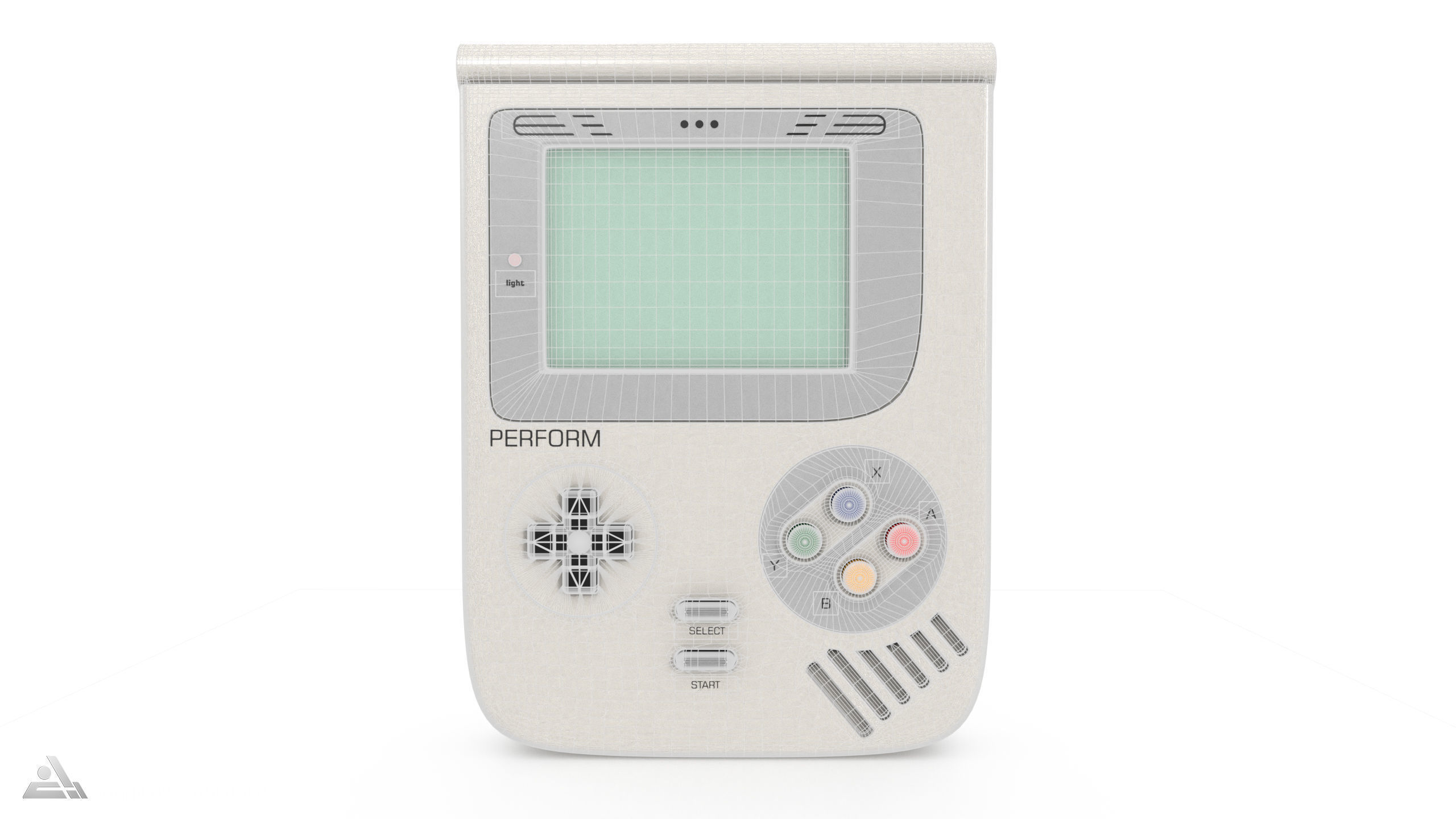 Portable gaming device 3D model_6