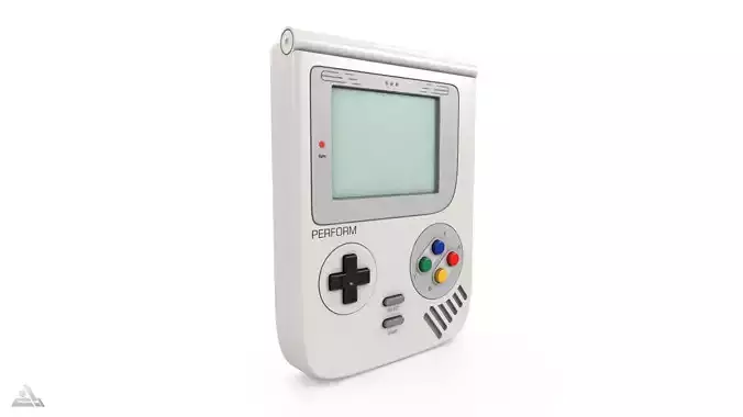 Portable gaming device 3D model