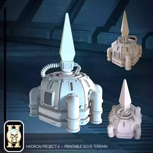 SCIFI FACTORY ELEMENT - PRINTABLE MODEL 3D print model