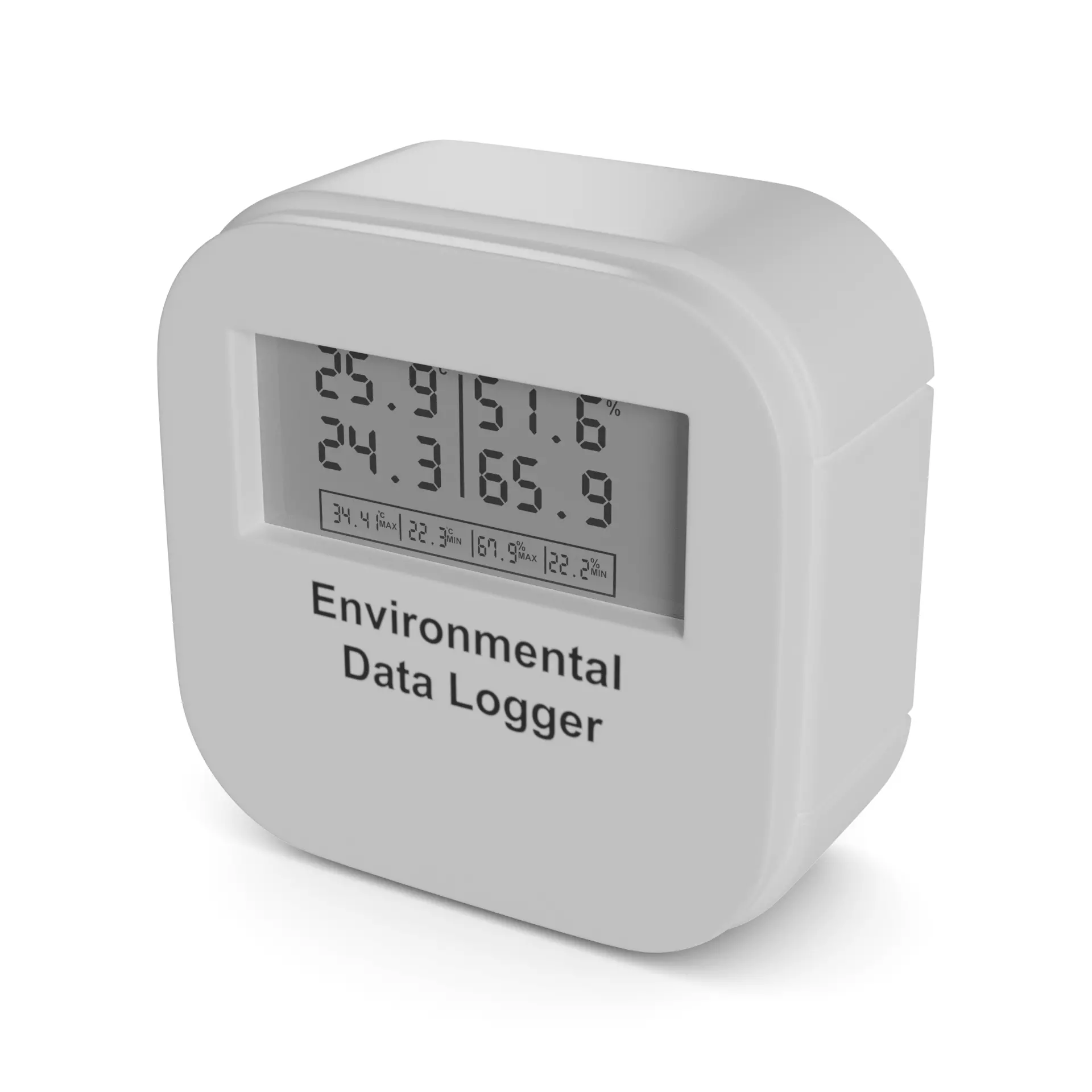 Environmental data logger Low-poly 3D model