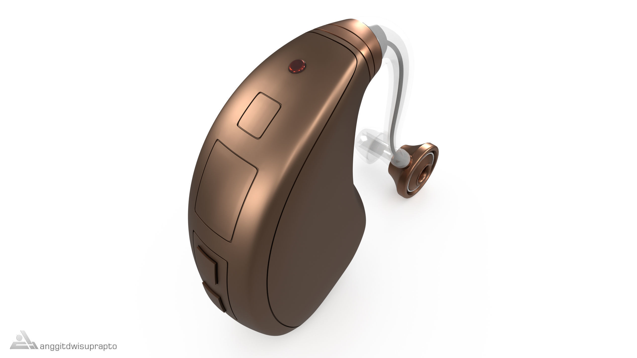 Hearing Aid 3D model_9