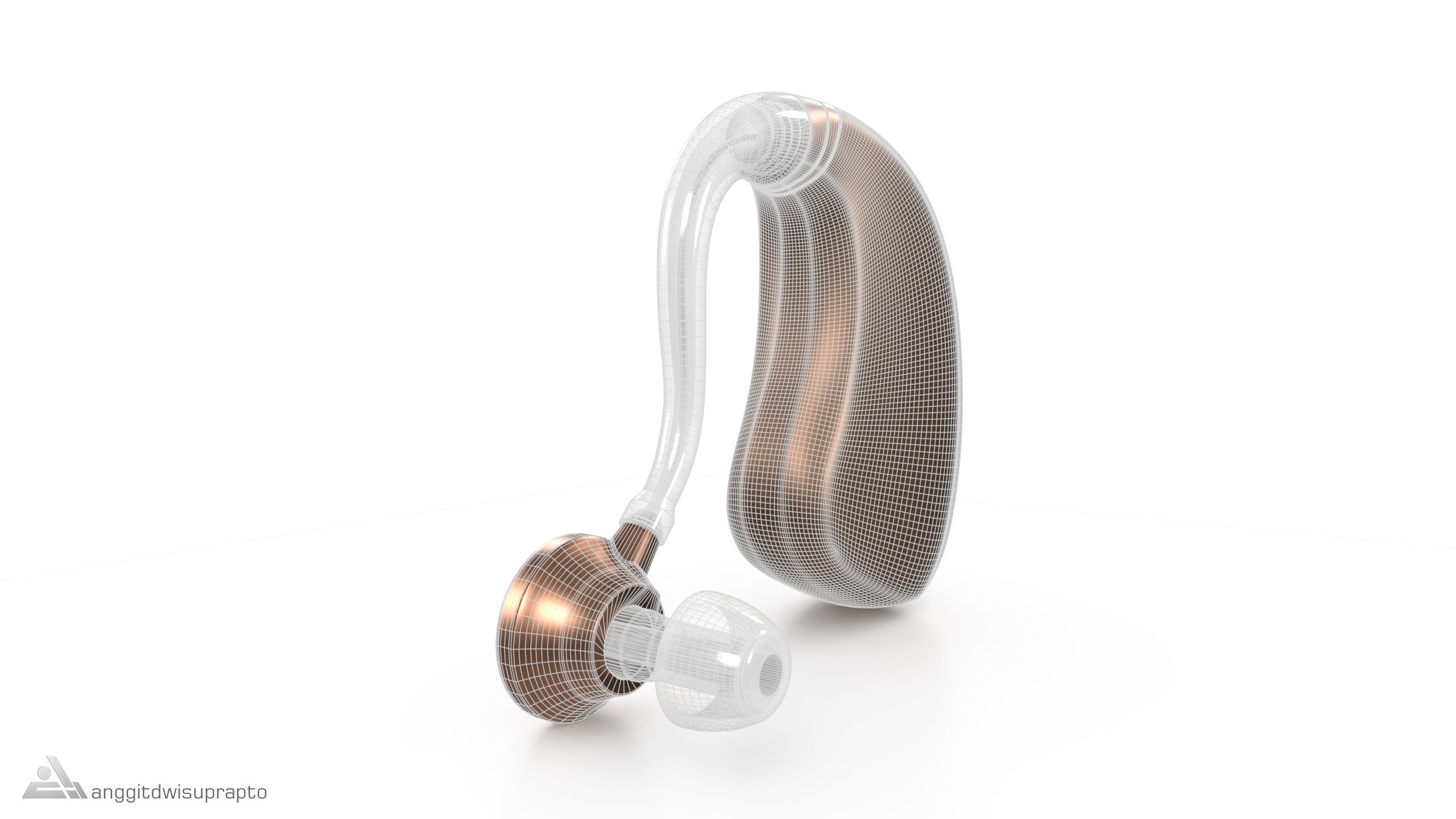 Hearing Aid 3D model_6