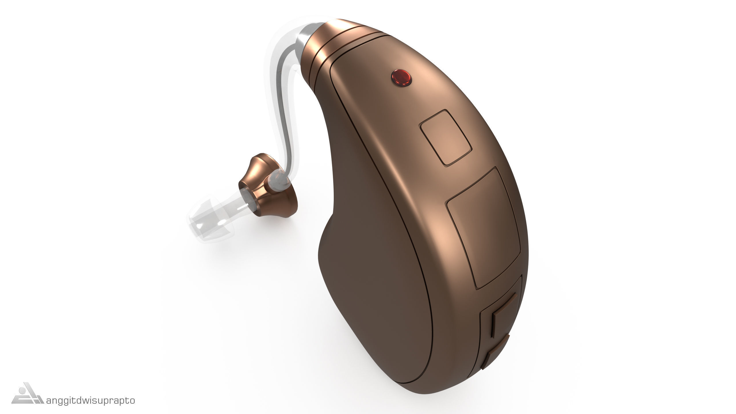Hearing Aid 3D model_7