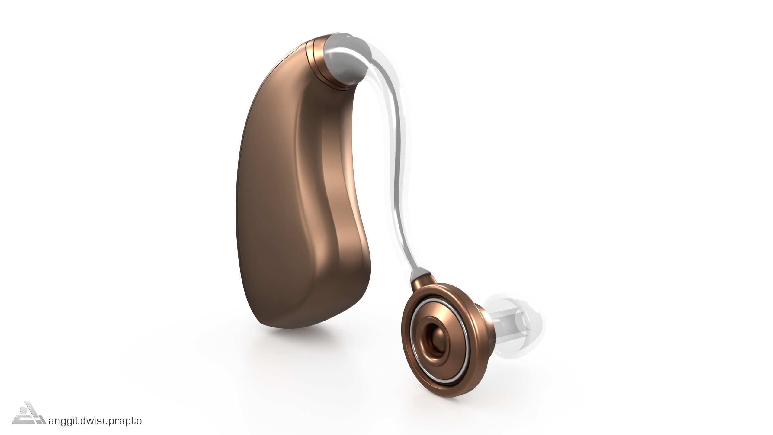 Hearing Aid 3D model_3