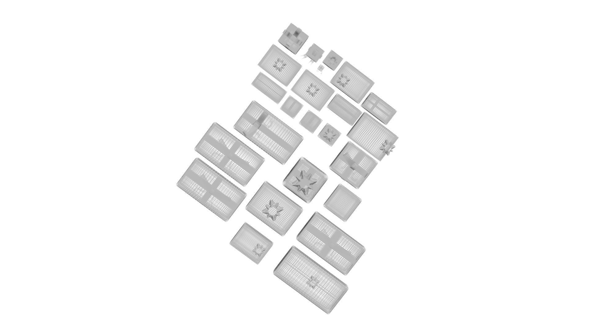 Christmas Gifts Set 3D model_20