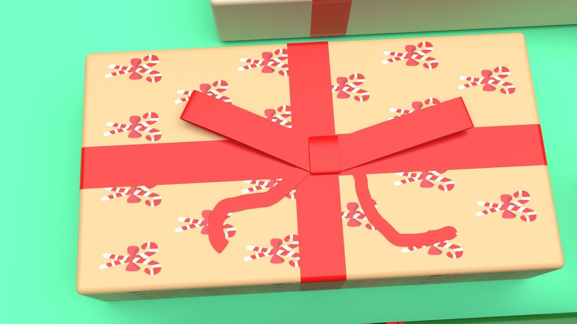 Christmas Gifts Set 3D model_86