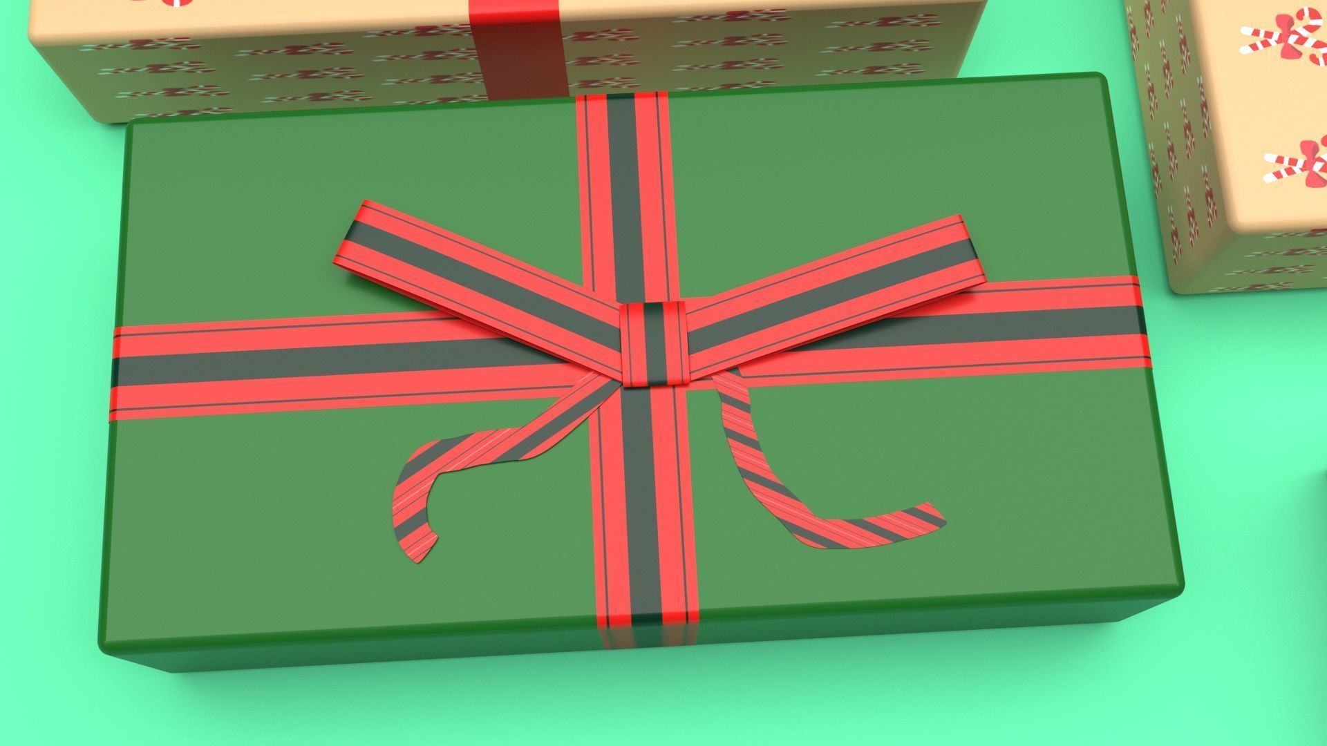 Christmas Gifts Set 3D model_91