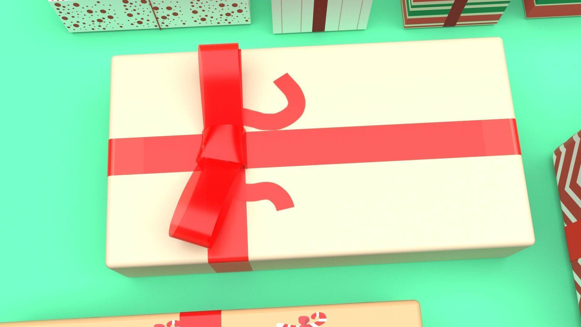 Christmas Gifts Set 3D model_85