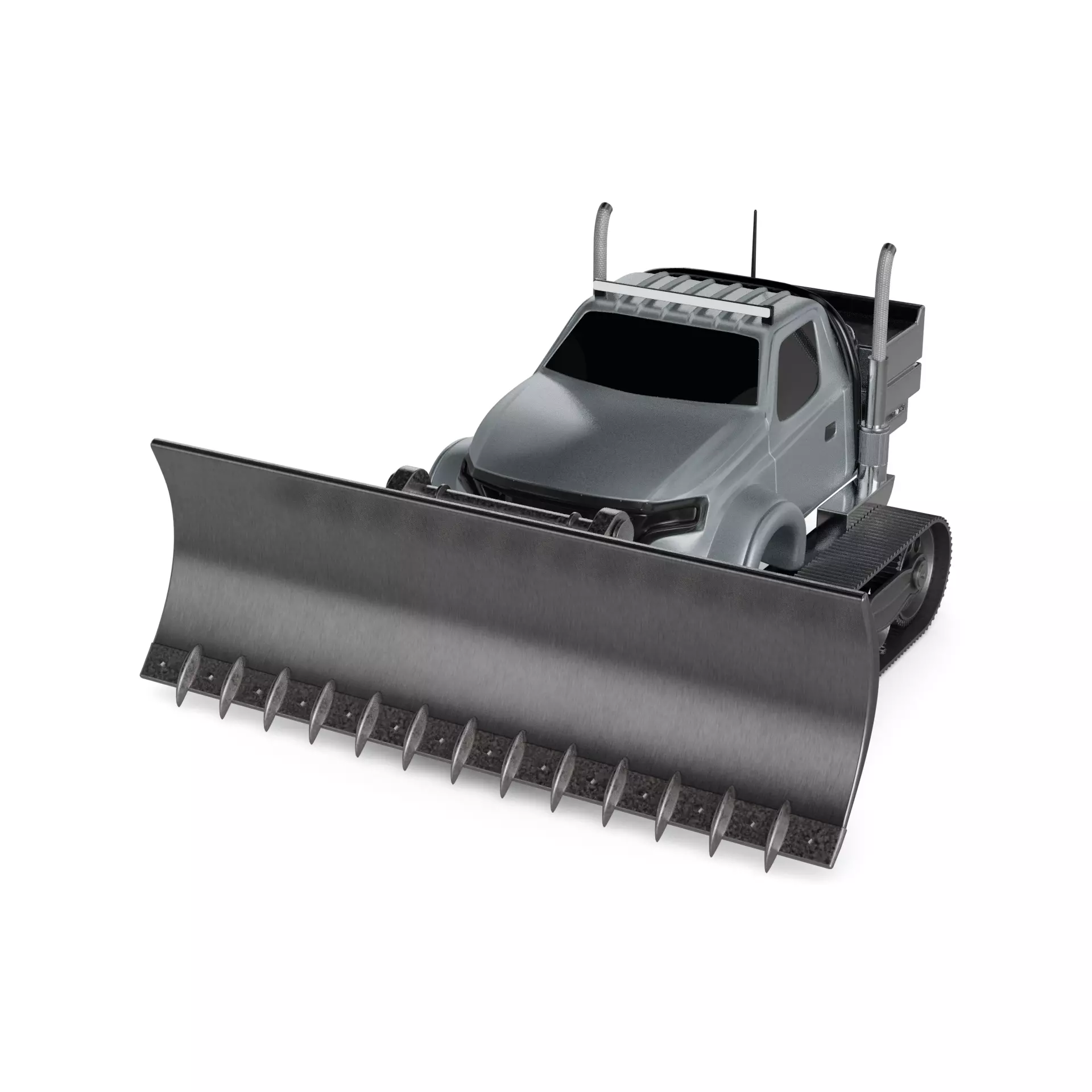 Snow Plow 3D model_0
