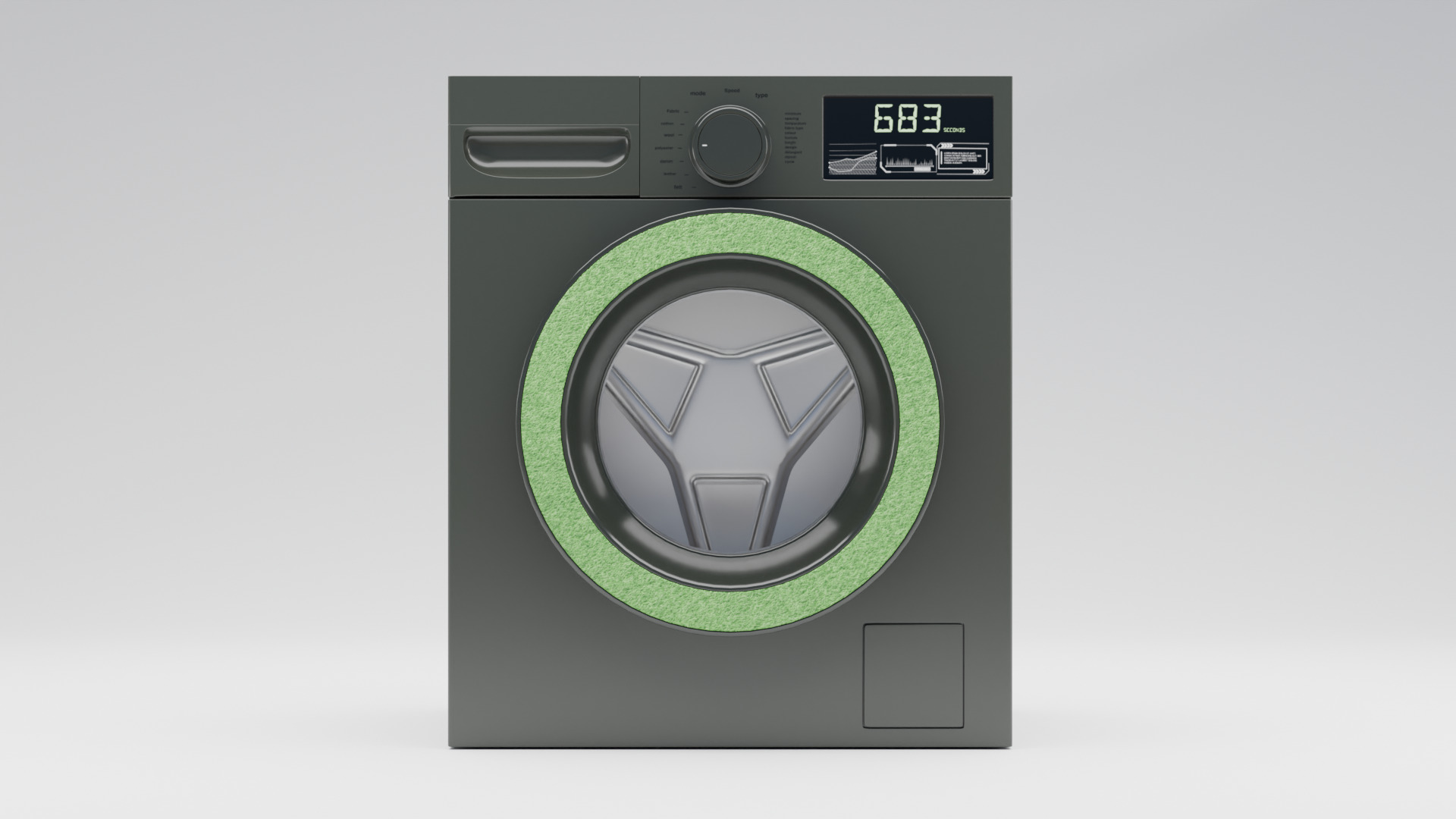 Washing Machine 3D model_2