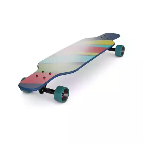 Longboard 3D model