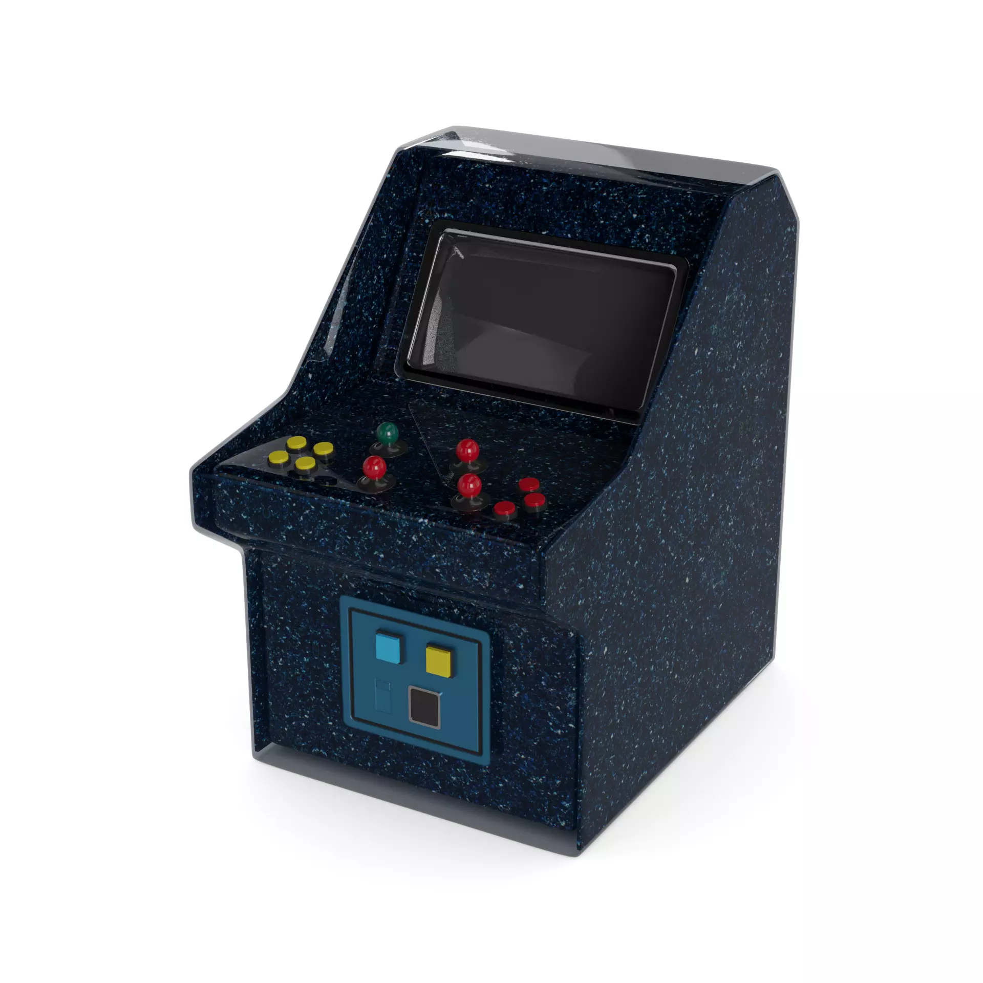 Arcade console 3D model_0