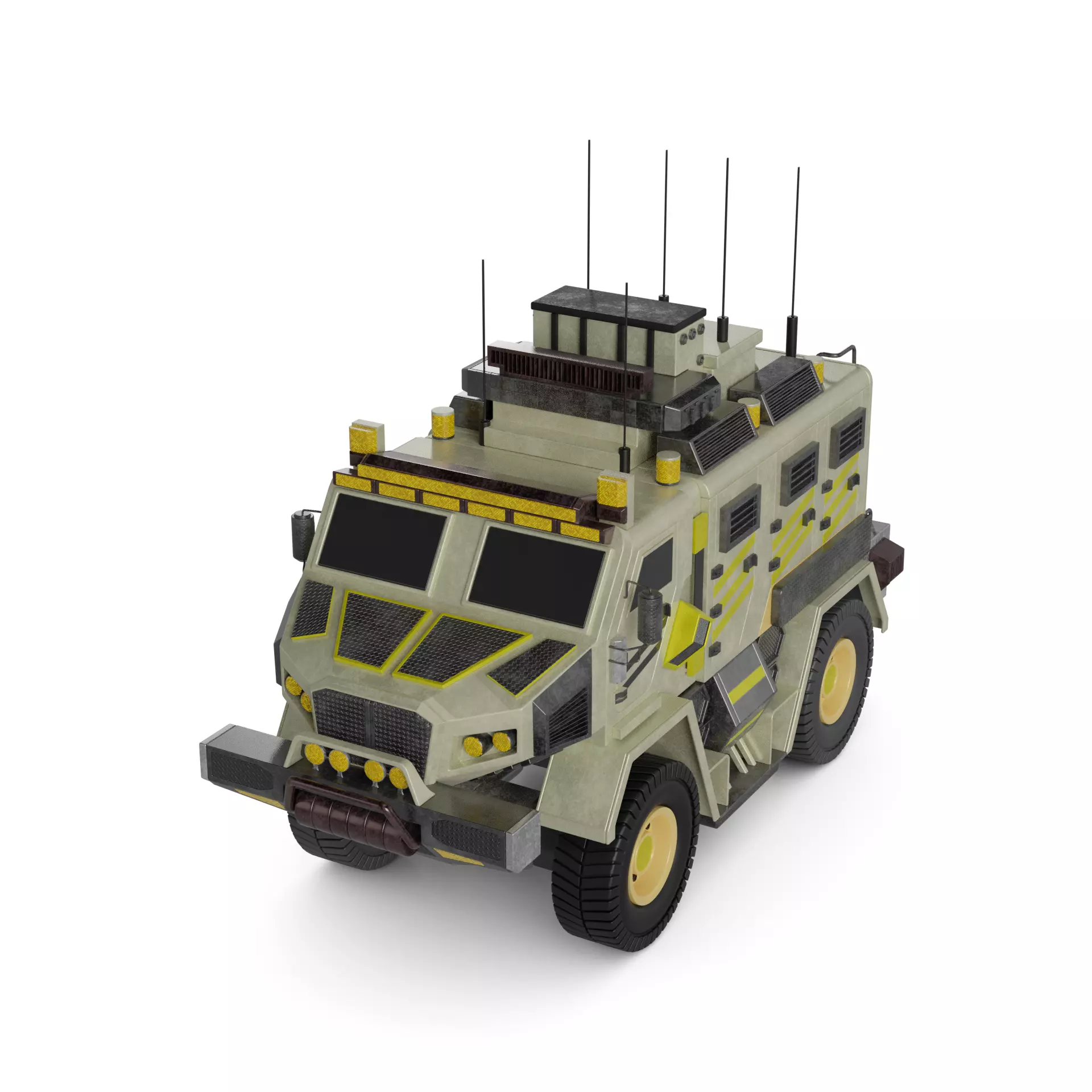 Military ARV 3D model_0