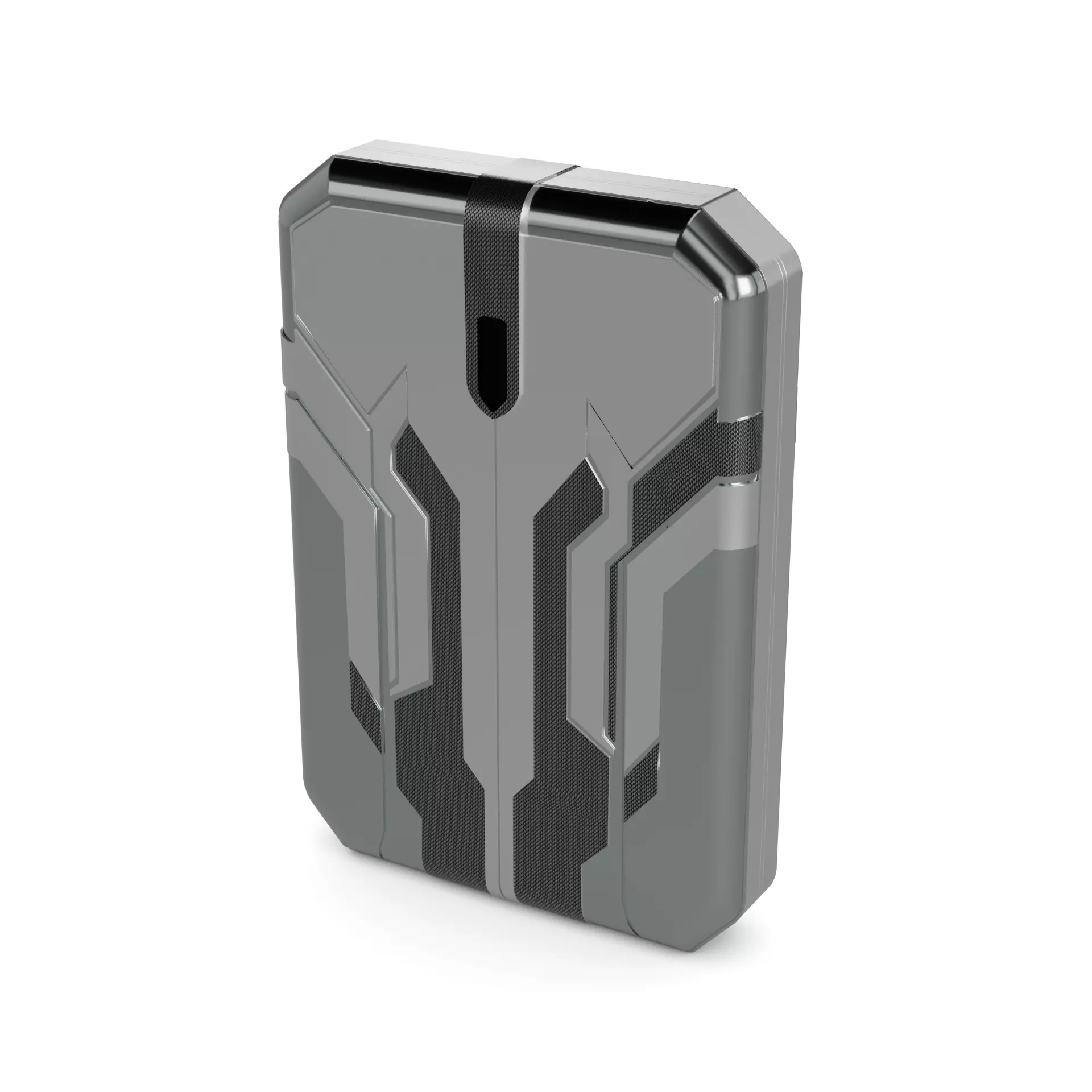 Carbon dioxide detector Low-poly 3D model_0