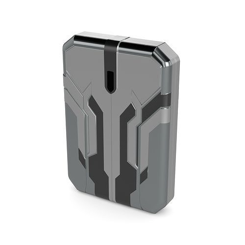 Carbon dioxide detector Low-poly 3D model