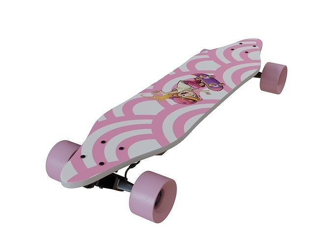 Electric Skateboard 3D model
