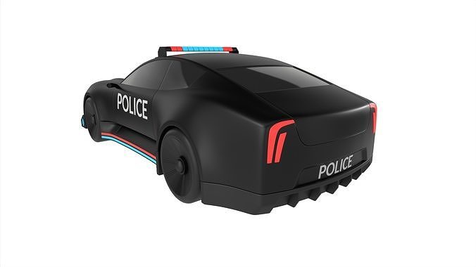 Police Vehicle 3D model 4
