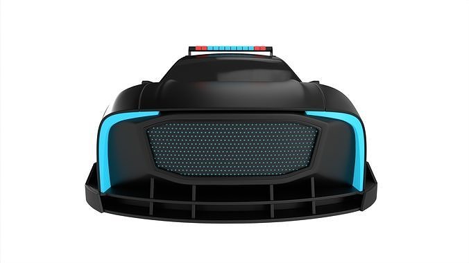 Police Vehicle 3D model 7