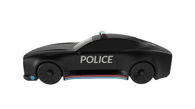 Police Vehicle 3D model 3