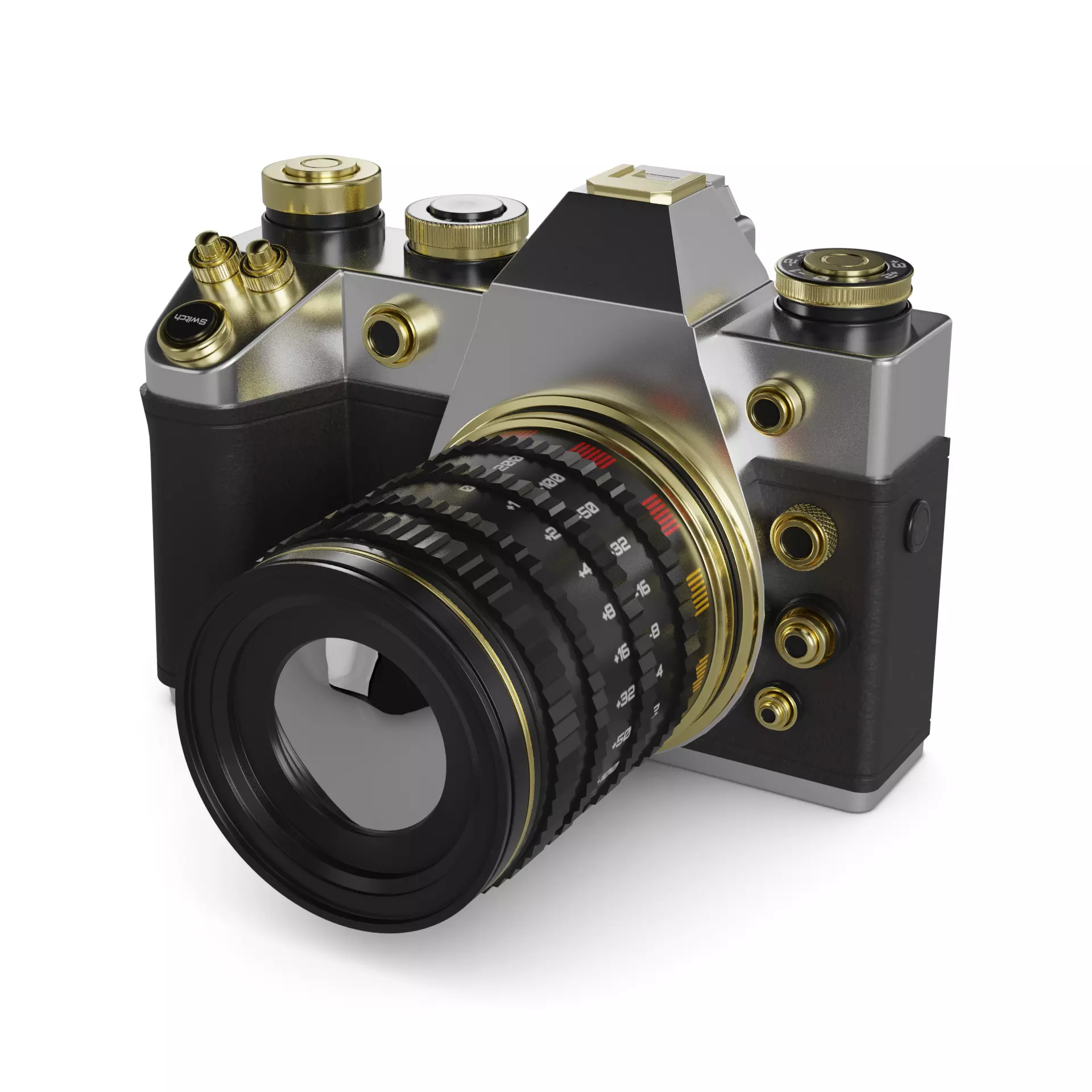 DSLR camera 3D model