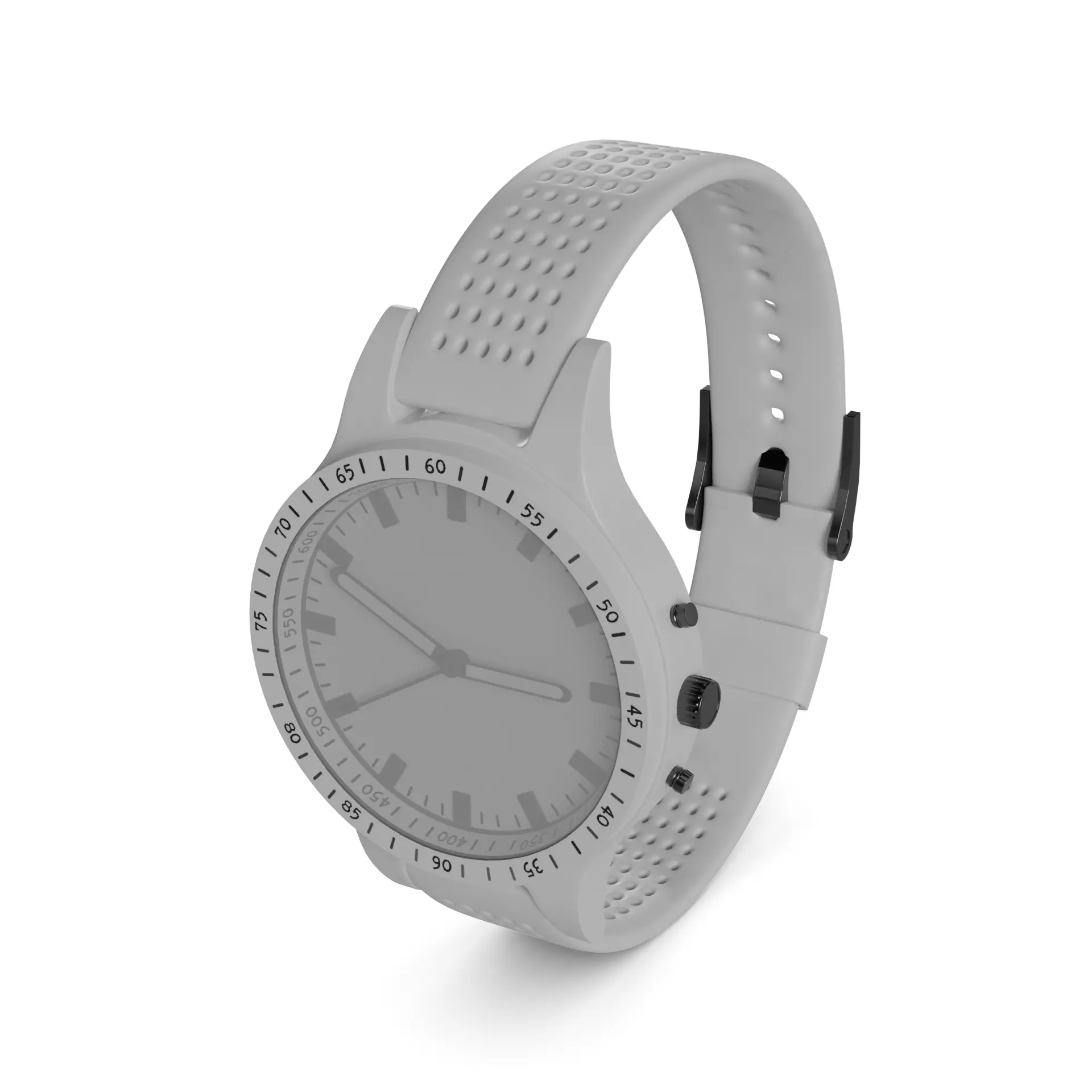 Sport watch 3D model_0