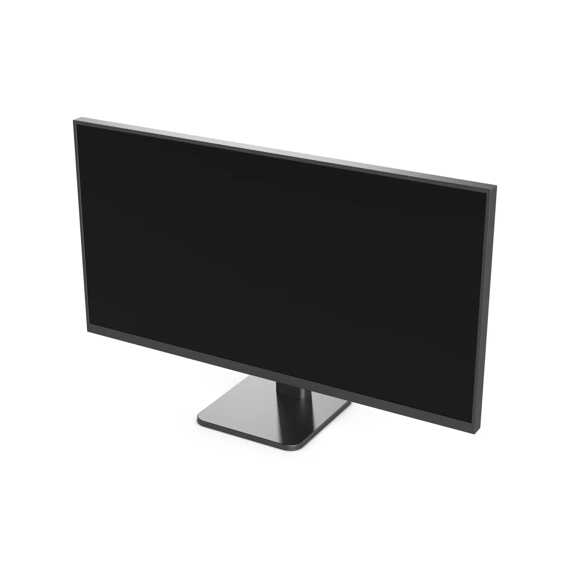 Monitor LCD Low-poly 3D model_0