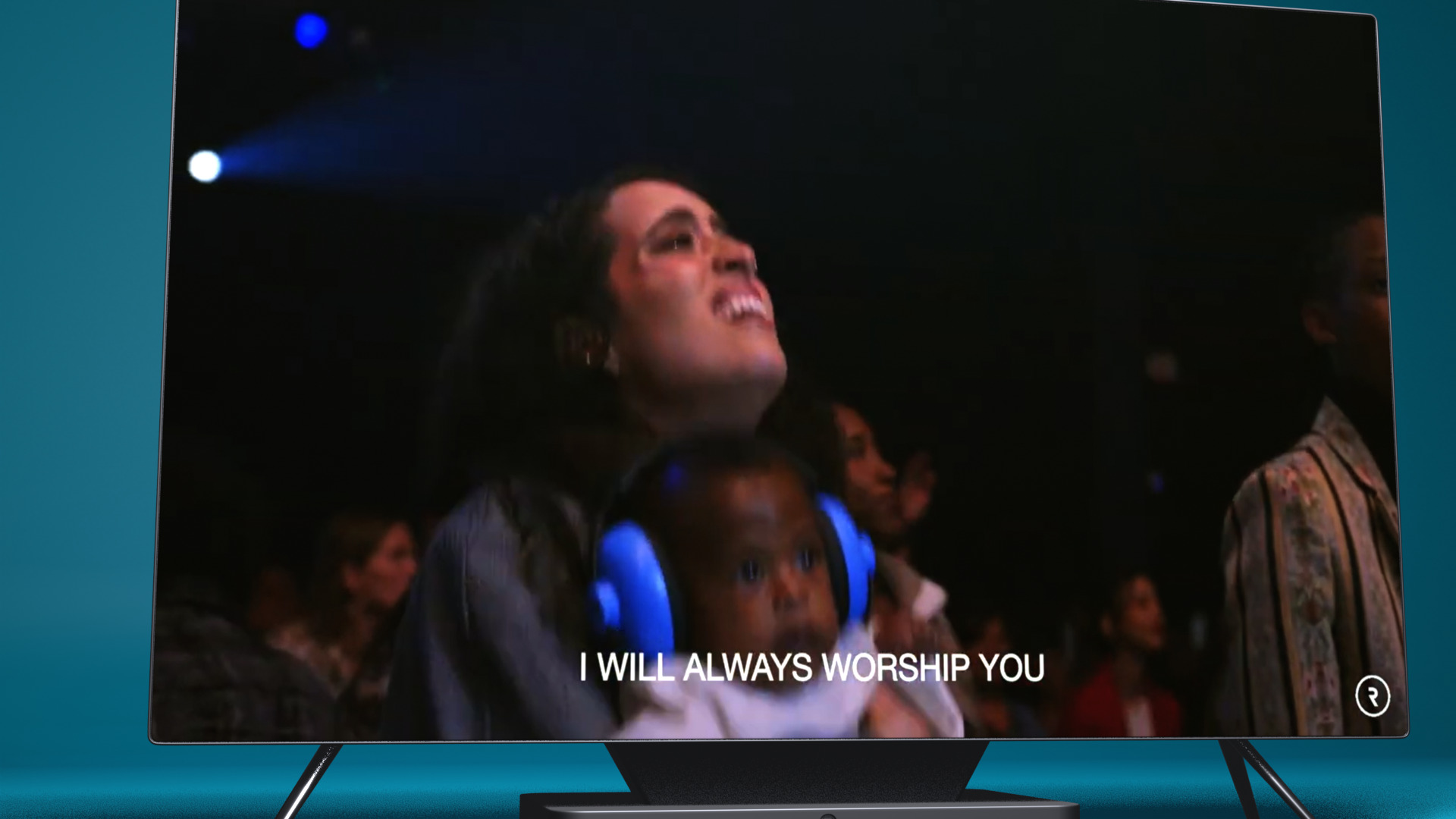 Flat Screen TV Set Modern Low-poly 3D model_32