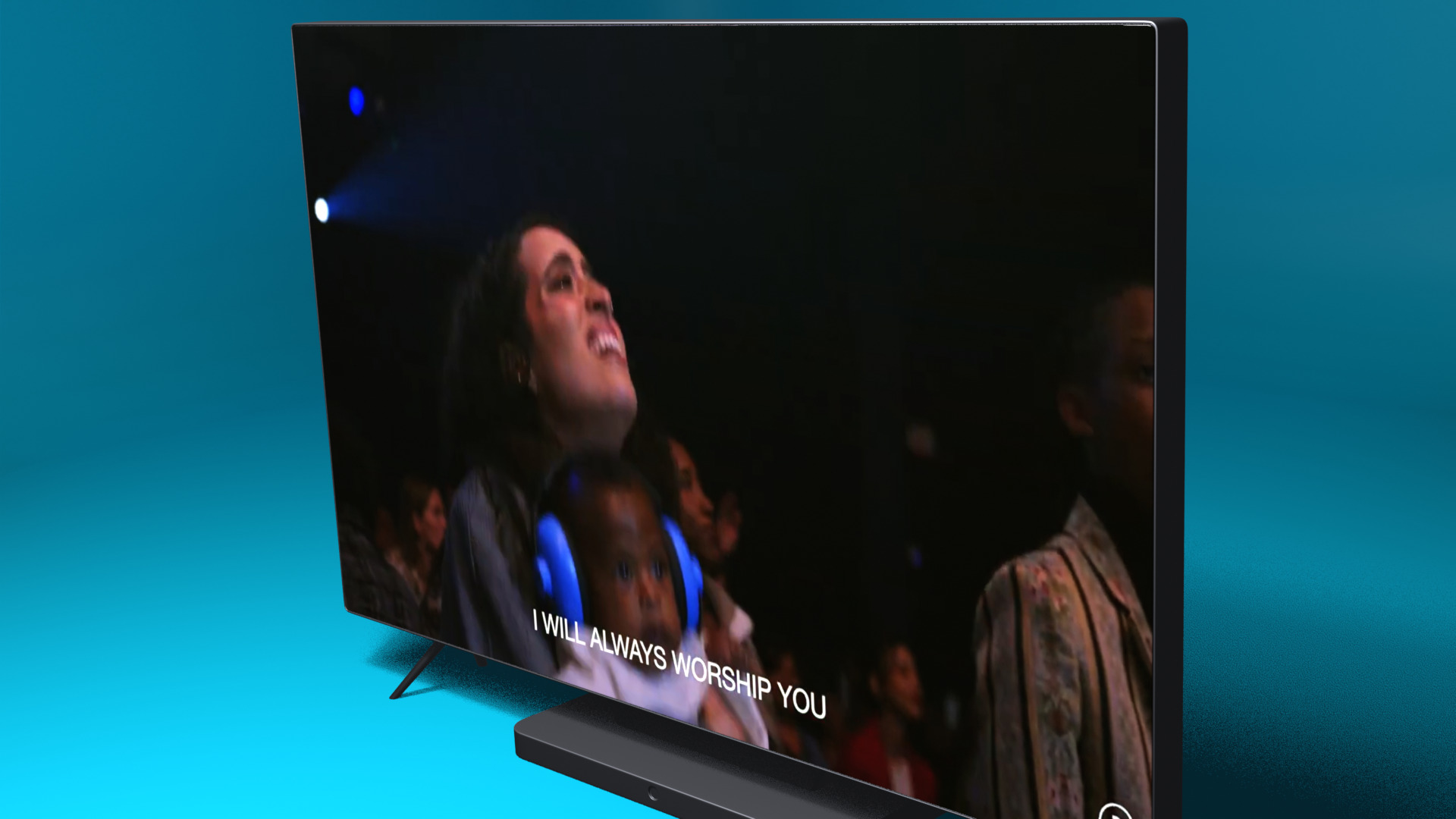 Flat Screen TV Set Modern Low-poly 3D model_15