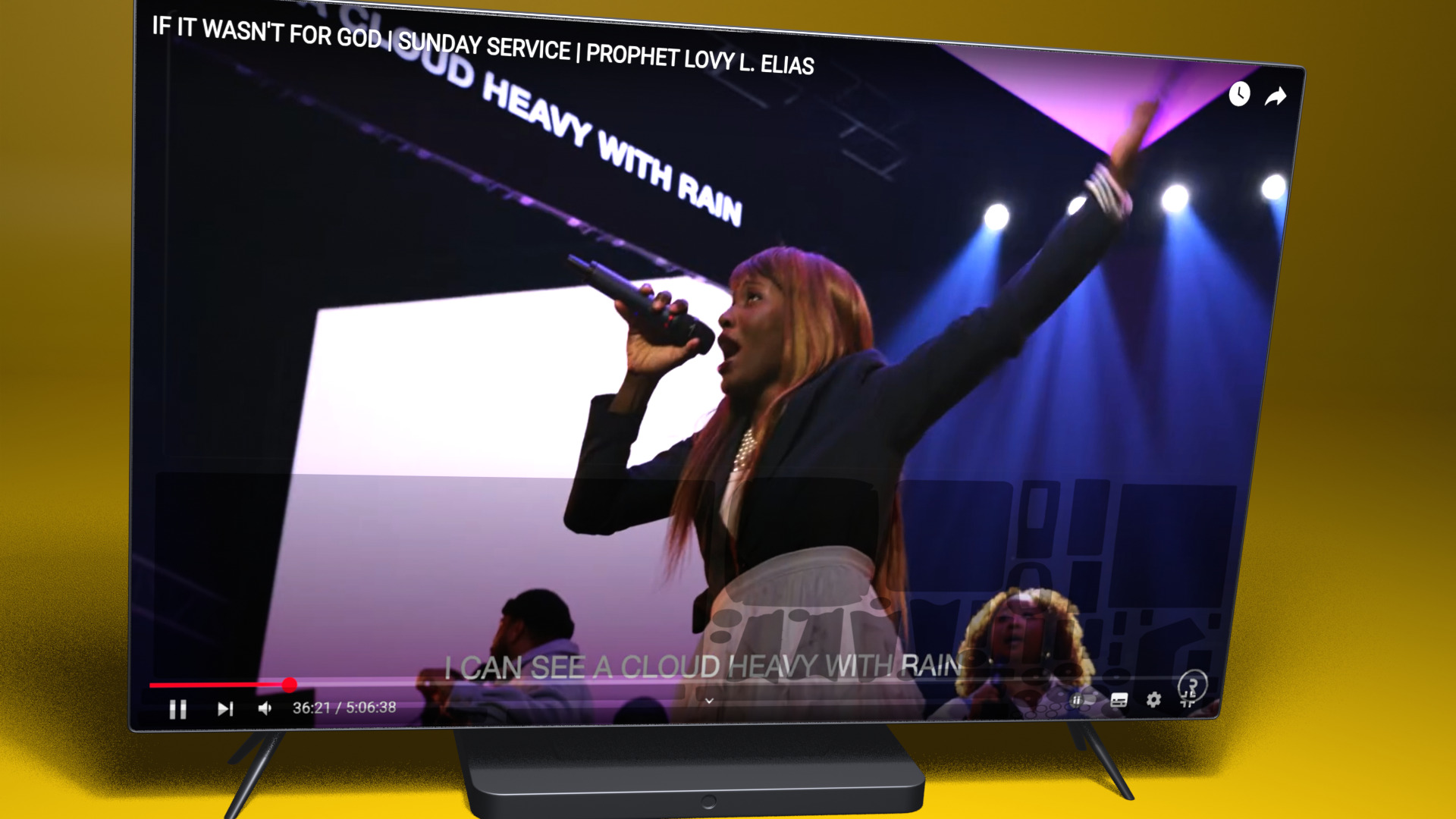 Flat Screen TV Set Modern Low-poly 3D model_19