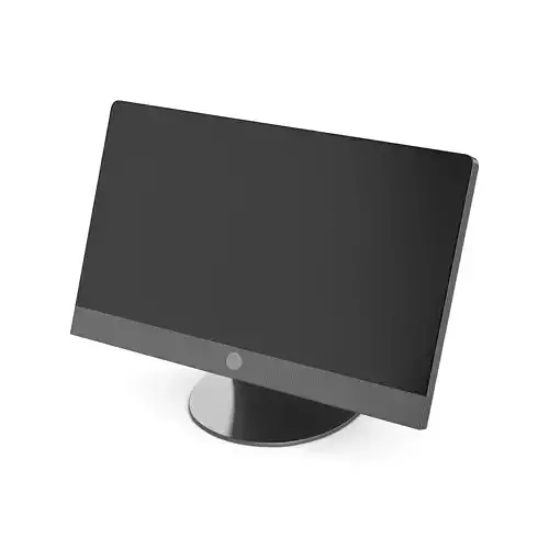 Computer All in one Low-poly 3D model
