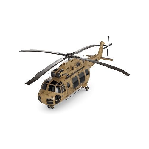Utility Helicopter 3D model