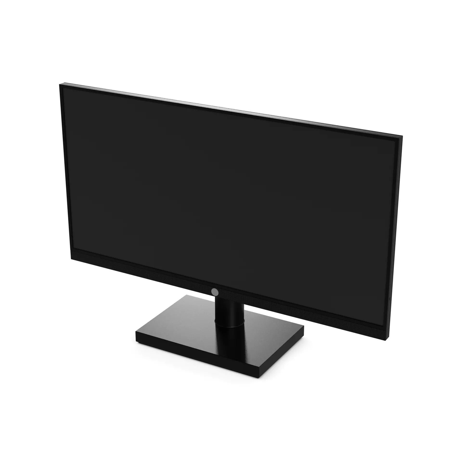 Monitor LCD Low-poly 3D model_0