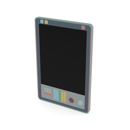 Electronic Art Toy Low-poly 3D model