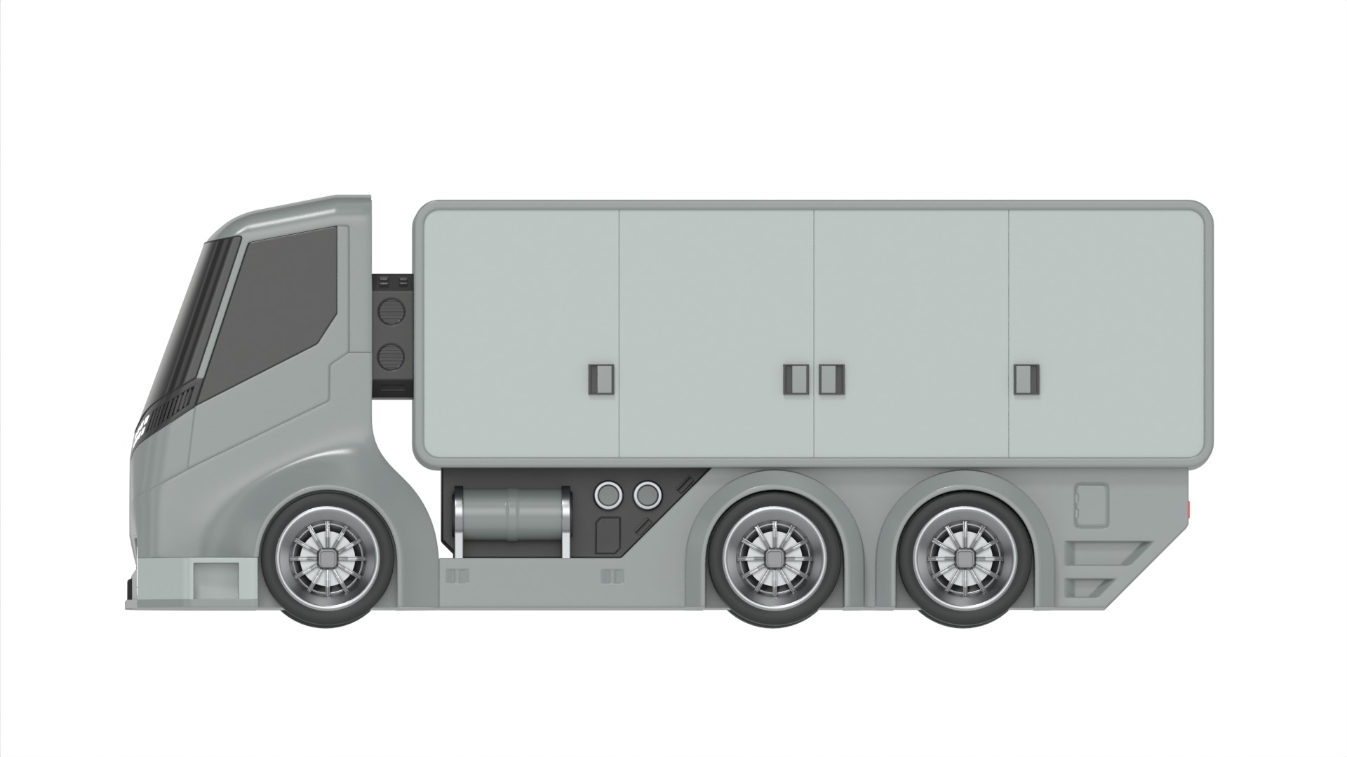 Utility Truck 3D model_6