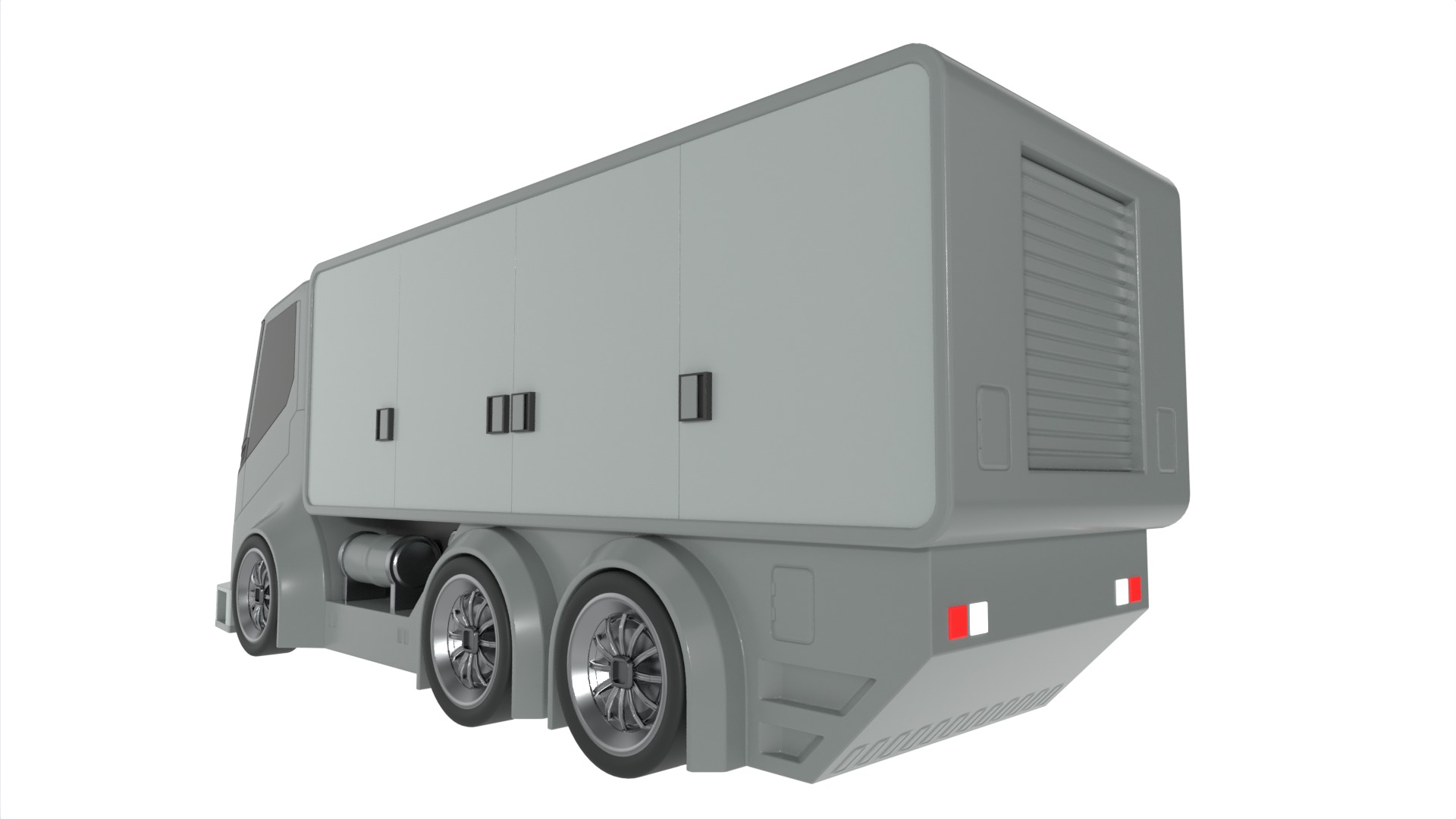 Utility Truck 3D model_3