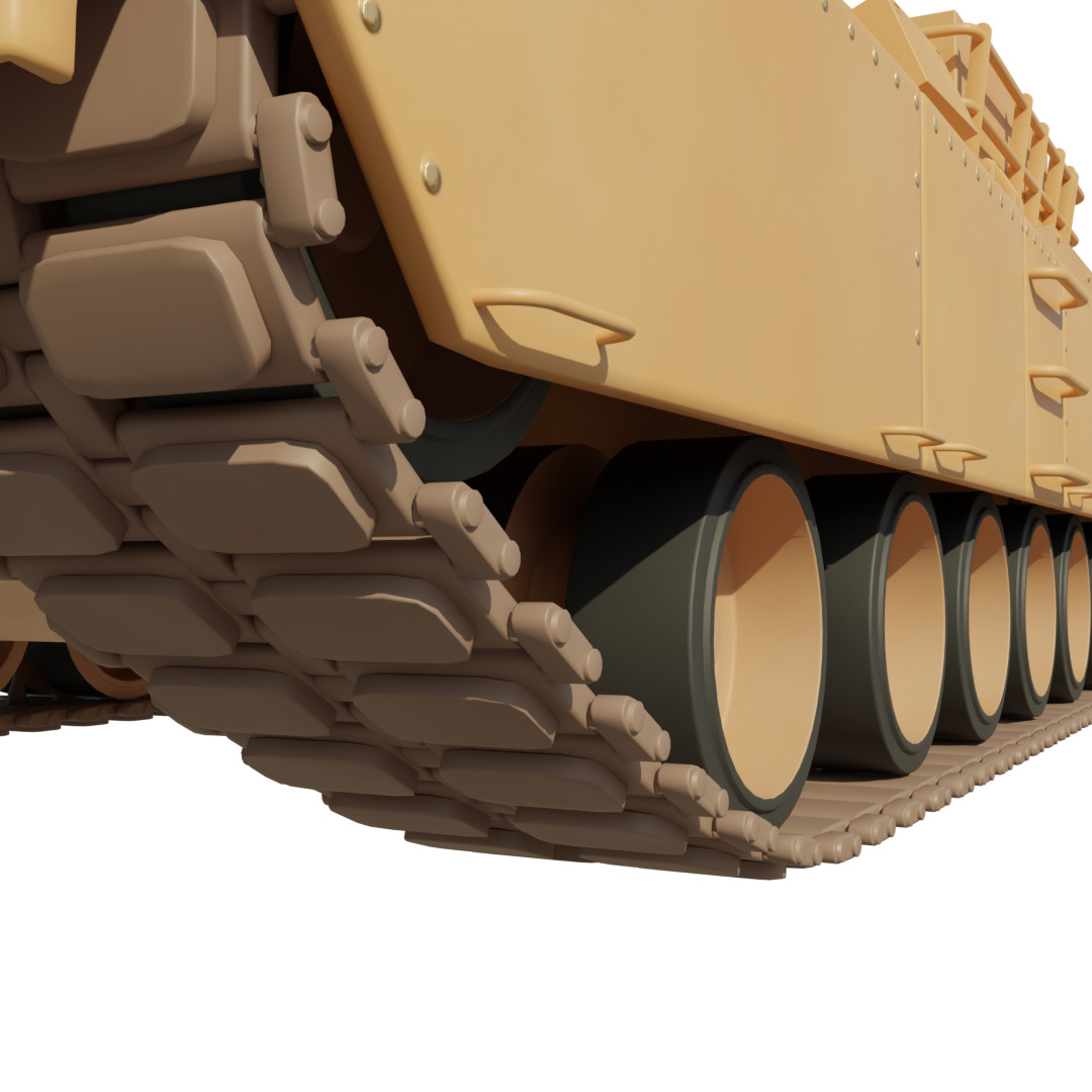Main Battle Tank 3D model_5