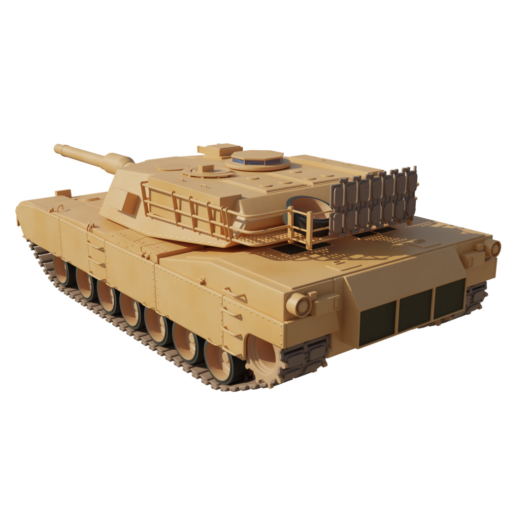 Main Battle Tank 3D model_2