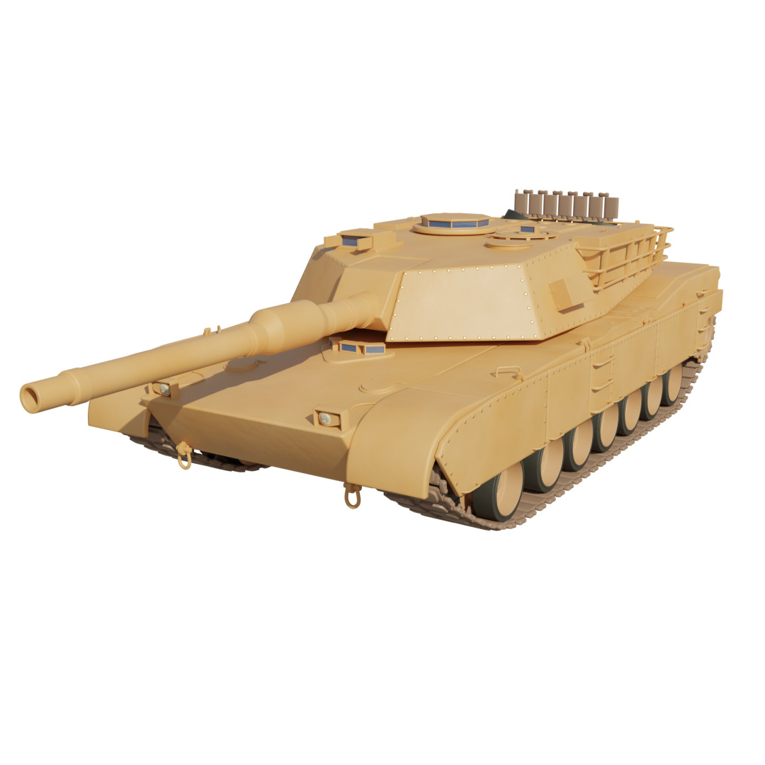 Main Battle Tank 3D model_1