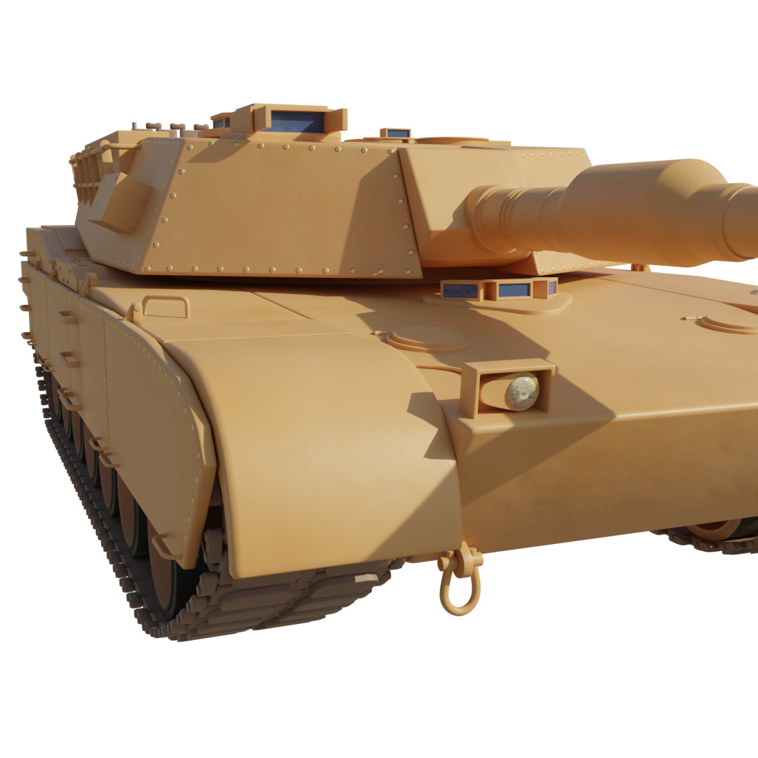 Main Battle Tank 3D model_6