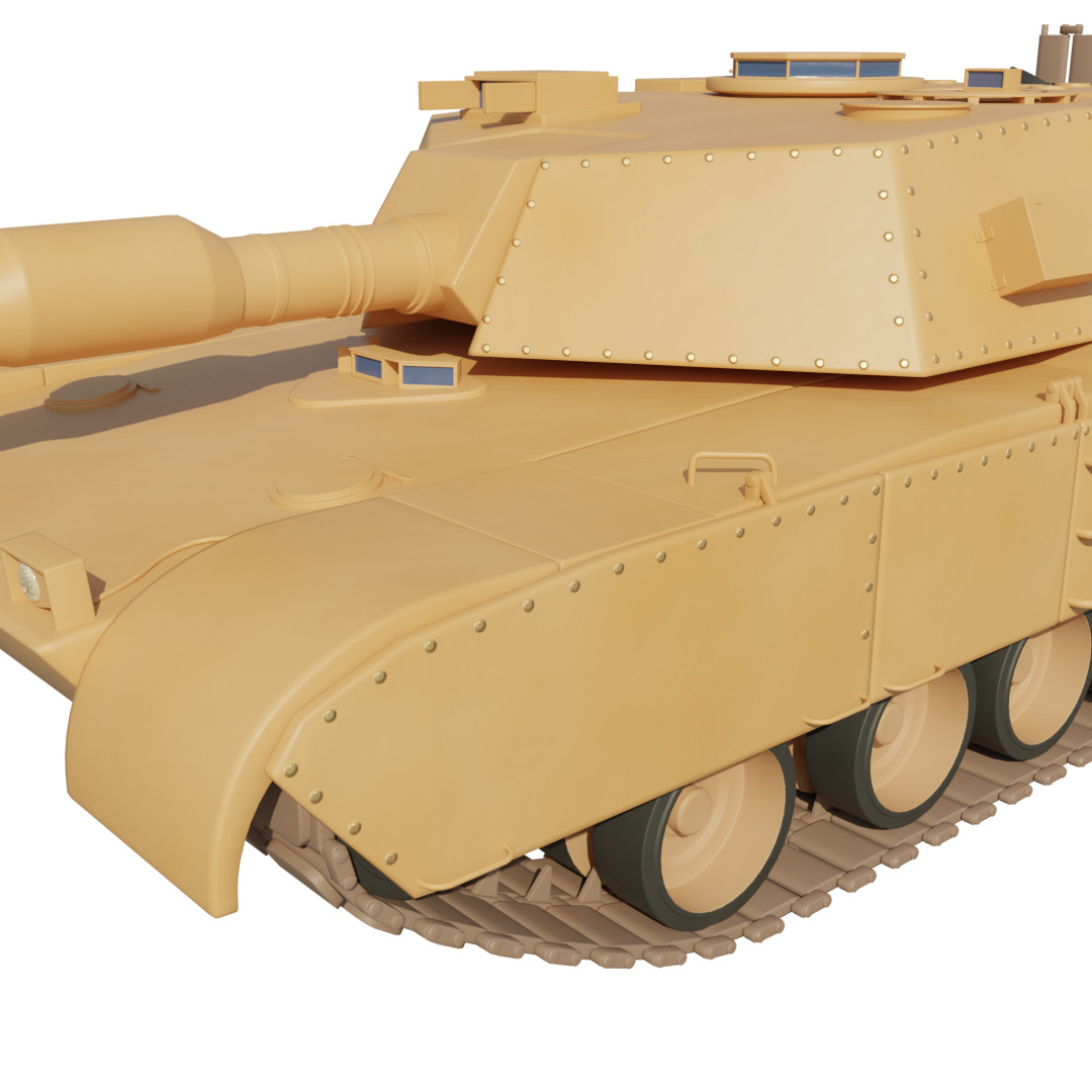 Main Battle Tank 3D model_4