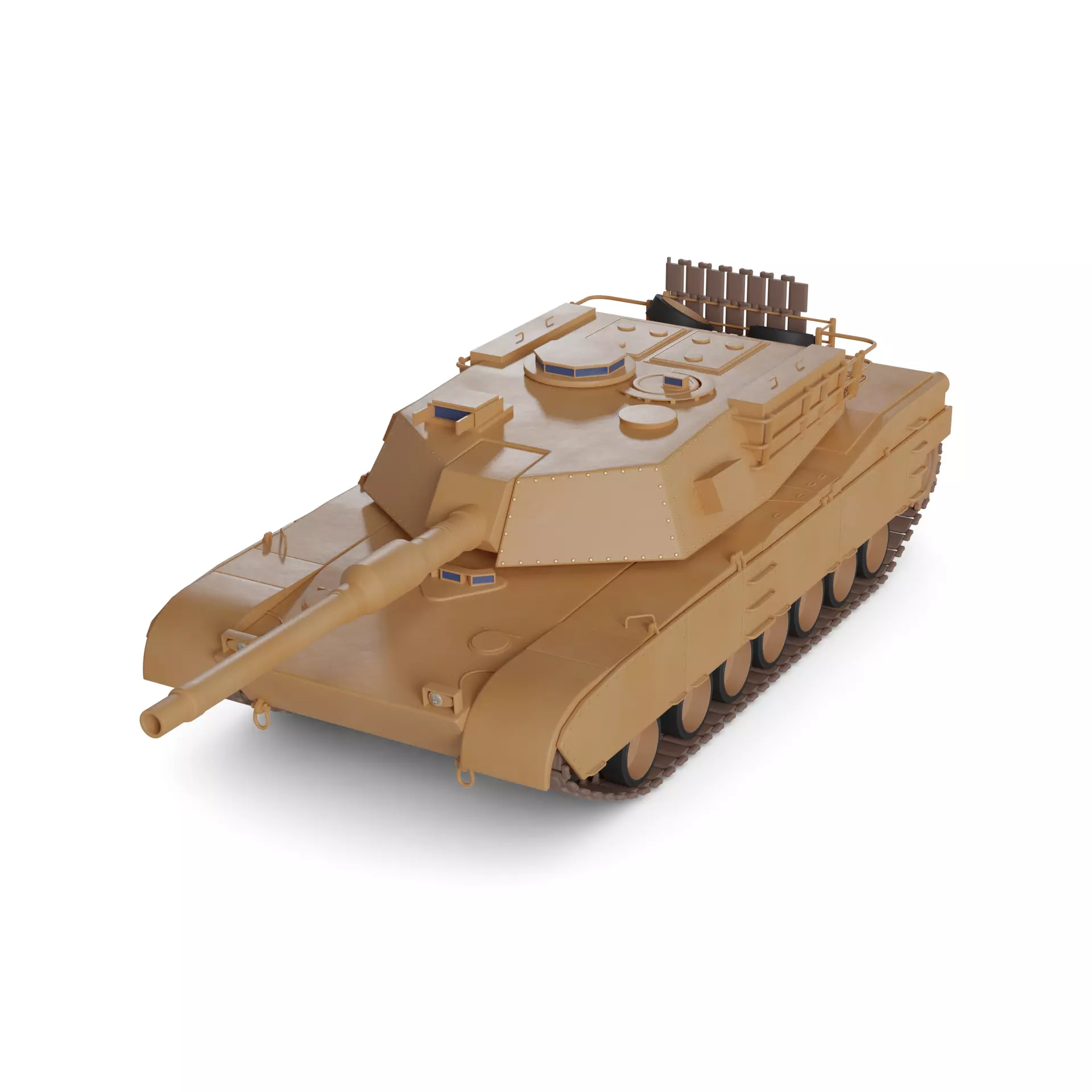 Main Battle Tank 3D model_0
