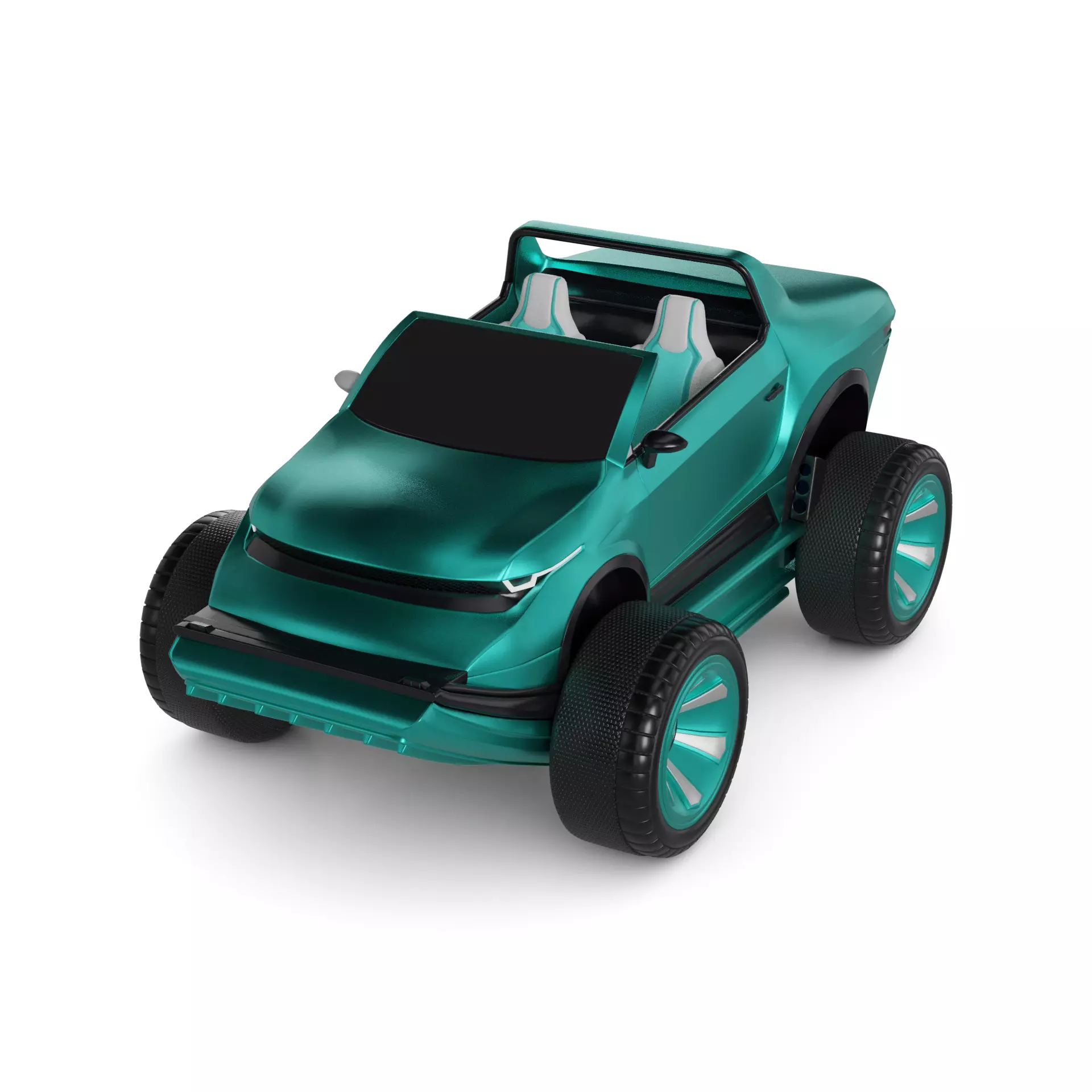Amphibious Car 3D model_0
