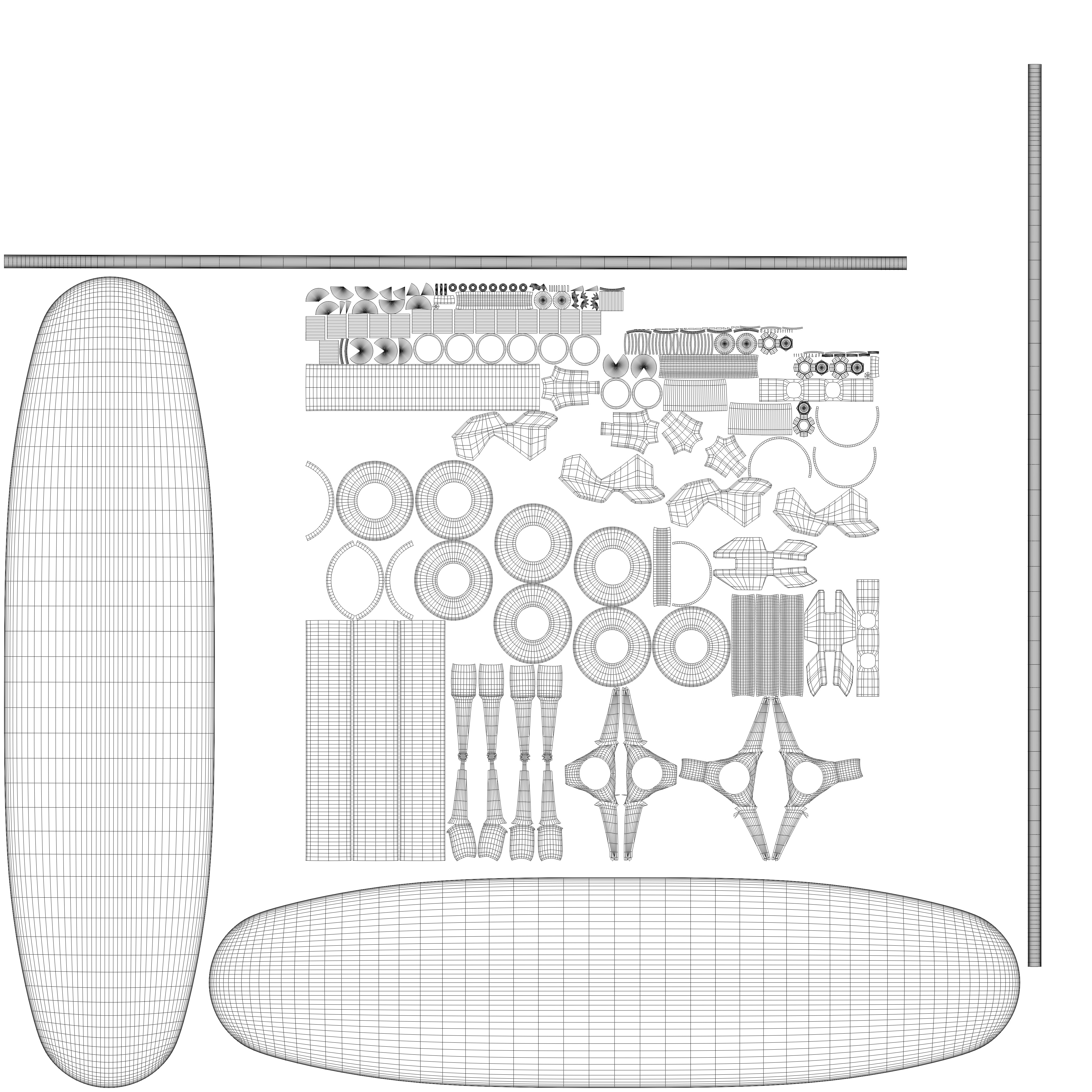 Longboard 3D model_4
