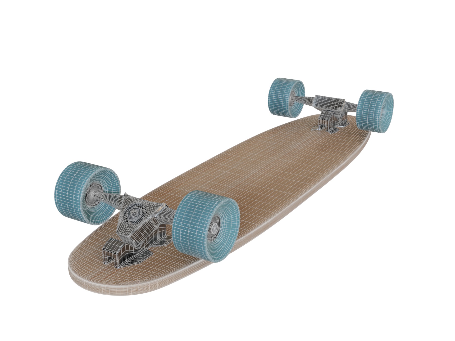 Longboard 3D model_3