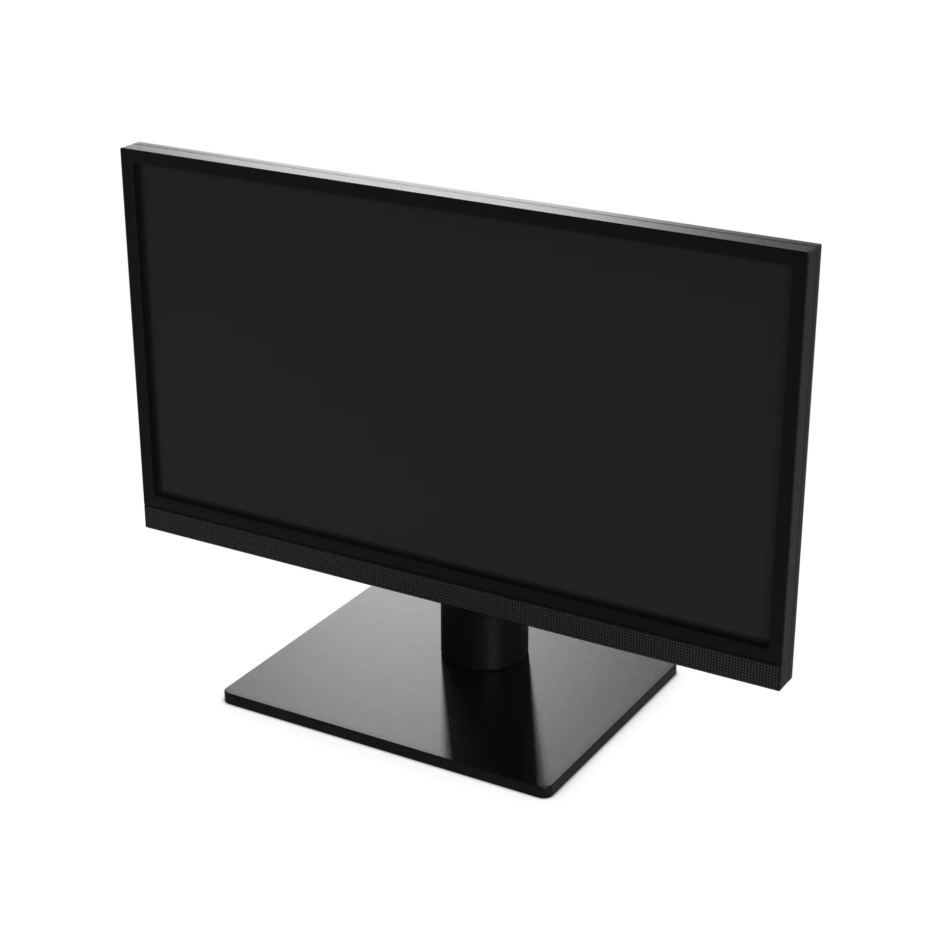 Monitor LCD Low-poly 3D model_0
