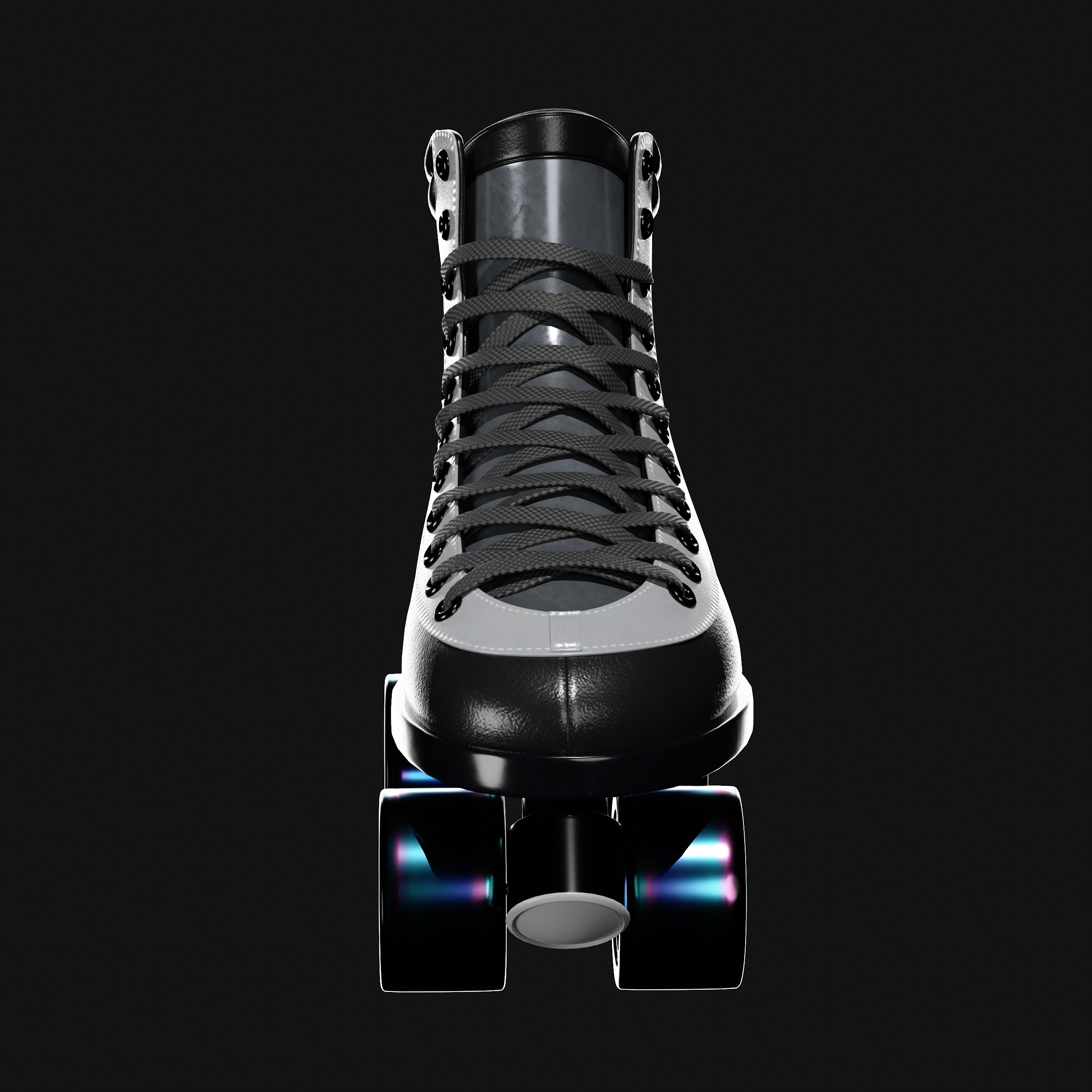 Quad Roller Skate 3D model_3