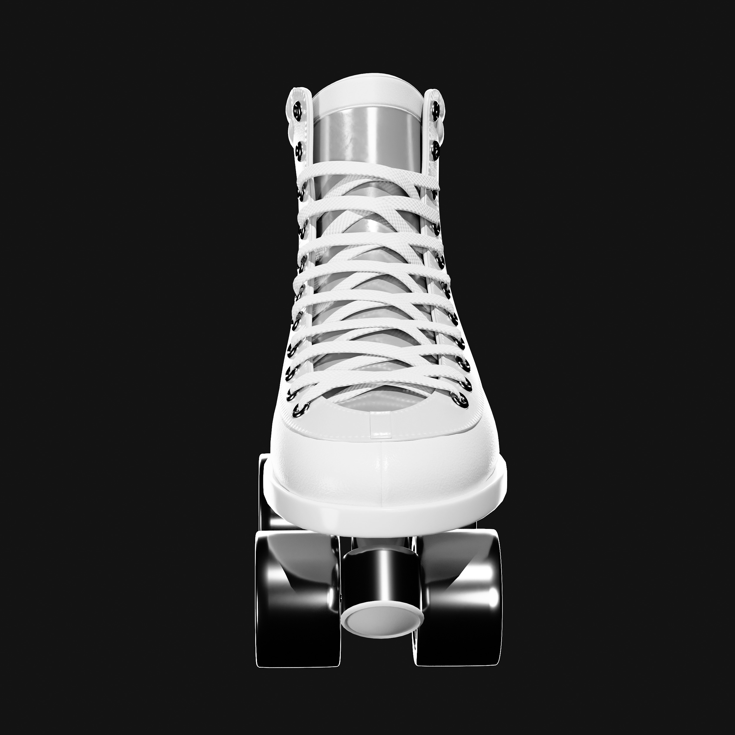 Quad Roller Skate 3D model_33