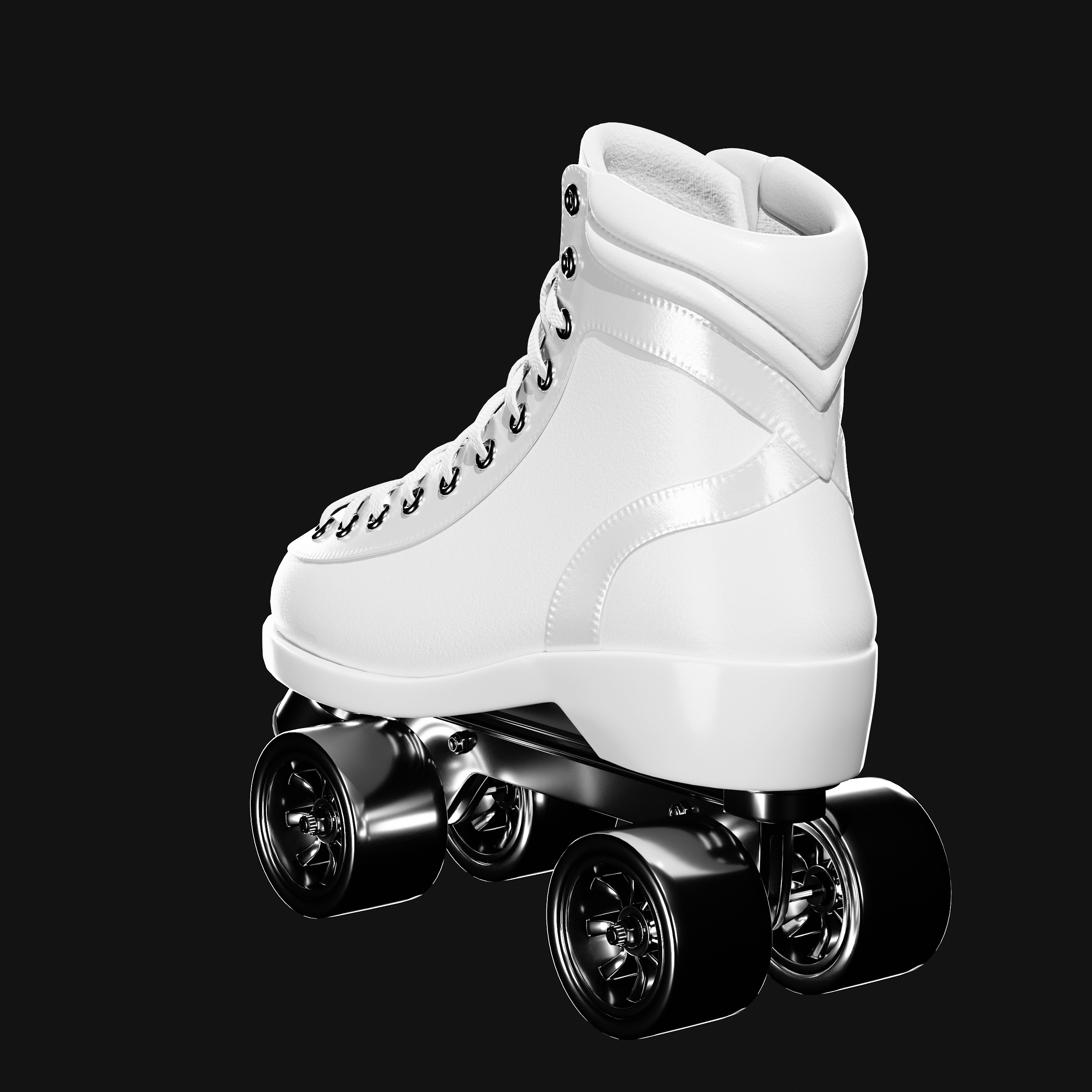 Quad Roller Skate 3D model_39