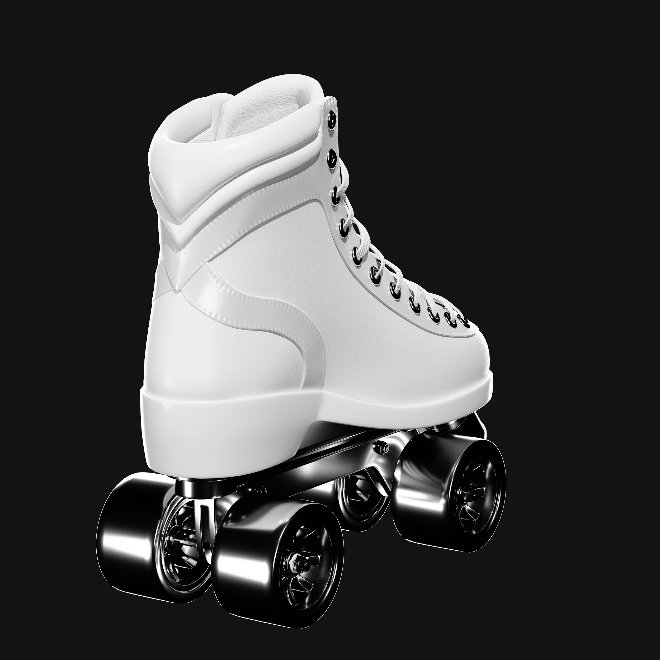 Quad Roller Skate 3D model_37