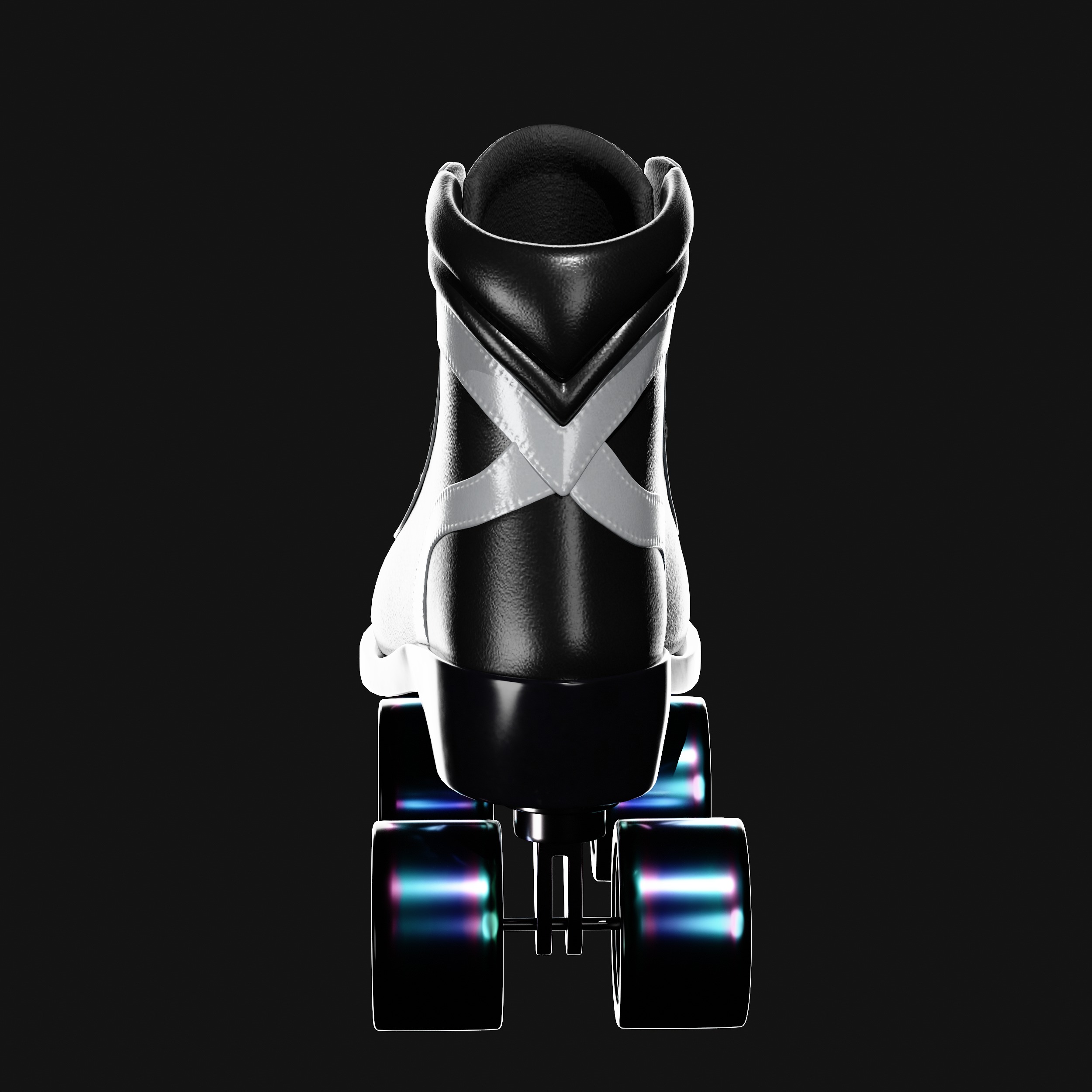 Quad Roller Skate 3D model_8